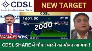 CDSL Share Latest News | CDSL Share Target Price | CDSL Share News Today | CDSL Stock Analysis