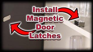 How to Install Magnet Latches - With a Hack to Make it Easier