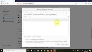 How to Disable Allow Notifications Pop-up in Mozilla Firefox