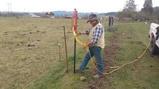 Out with the old fence posts, in with the new!