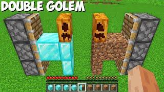 How to CREATE A DOUBLE GOLEM in Minecraft ? DIAMOND DIRT GOLEM !