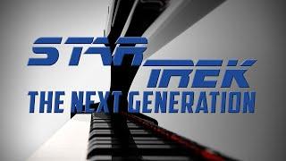 STAR TREK THE NEXT GENERATION -  Main Title Theme by Alexander Courage | Piano Version