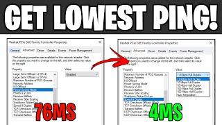 How To Get Lower Ping & Fix Packet Loss In ANY Game!- Get 0 Ping (2024)