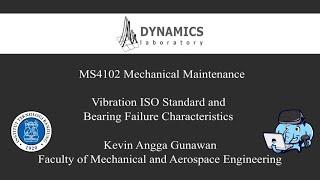 MS4102 Mechanical Maintenance - Vibration ISO Standard and Bearing