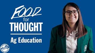 Why is Agriculture Education Important? | Food for Thought