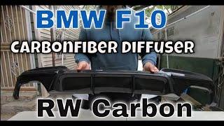 BMW F10 5 Series RW Carbon's DTM Carbon Fiber Rear Diffuser Unboxing