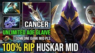 How to 100% Delete Cancer Huskar From Mid With Moon Shard Max Glaive Speed AOE Silencer Dota 2