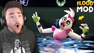 FLOODING EVERYTHING IN WATER!!! | Five Nights at Freddy’s: Security Breach Gameplay (Mods)