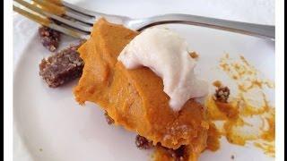 raw vegan delicious pumpkin pie!!! thanksgiving recipe :) | dara dubinet