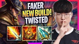 FAKER TRIES NEW TWISTED FATE BUILD! - T1 Faker Plays Twisted Fate MID vs Qiyana! | Season 2024