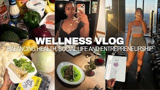 week in the life | balancing work & wellness + healthy grocery haul | vlog