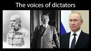 the sounds of dictators - voices of 27 dictators