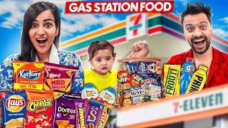 EATING Only GAS STATION FOOD FOR 24 HOURS!! 