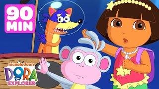 Dora & Swiper's Fairy Tale Fantasy Adventures! ‍️ 90 Minute Compilation | Dora & Friends