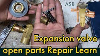 AC expansion valve how it work AC Faulty How repair TXV parts open identify very useful video Learn