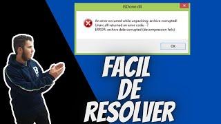 Como resolver o erro ISDONE.DLL e UNARC.DLL!! *rapido e facil!