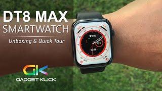 Best Series 8 Clone DT8 MAX Smartwatch Unbox-2.0' Screen Temperature Permenant AOD