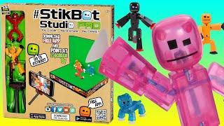 #Stikbot HUGE Unboxing  Opening Stikbot Video Set & More Toys 2017