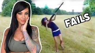 Women Shooting Firearms Fails