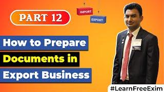 How i Prepare Documents in Export  Business | Export documentation by Paresh Solanki