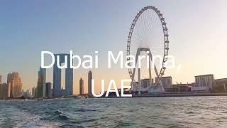 Dubai Marina, Boat Trip #videosforfreeeducation