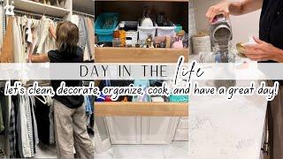 *NEW* VERY PRODUCTIVE DAY | COOKING, CLEANING, ORGANIZING | ORGANIZED BATHROOM | DAY IN THE LIFE