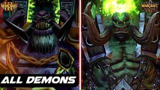 Warcraft 3 Reforged - All Demons Comparison - Original vs Reforged