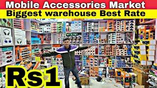 Mobile Accessories wholesale market in delhi |Smart Gadgets market|Gaffar Market delhi