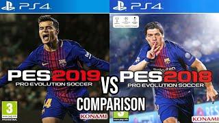 PES 2019 Vs PES 2018 PS4