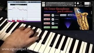 Tenor Sax NI Kontakt sound library. VST brass and woodwind