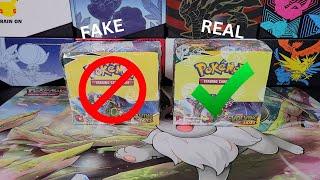 How To Tell If A Pokemon Booster Box Is Fake Without Having A Real One For Comparison.