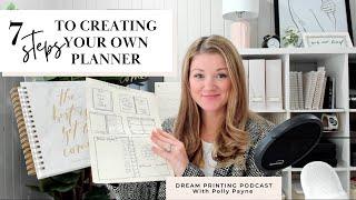 How to Create a Paper Planner or Journal. 7 Steps to go from idea to completed product.