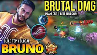 BRUNO BEST BUILD 2025 | BUILD TOP GLOBAL BRUNO GAMEPLAY | MOBILE LEGENDS