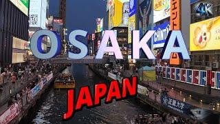 The Night Side of Osaka – Walking Through Lively Streets 4K #Osaka #Japan #NightWalk