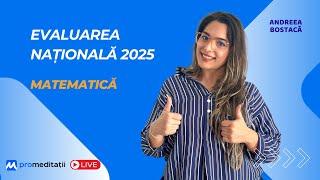 Evaluarea Națională matematică 2025 | Pregătire și explicații   LIVE