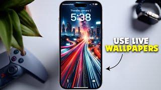 How To Use Live Wallpapers on your iPhone in iOS 18