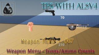 Make a TPS with ALSv4 in UE4 - Weapon Menu - #67 - Add Icons and Ammo Counts