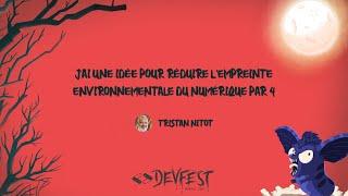 J'ai une idée pour réduire l'empreinte environnementale du numérique par 4