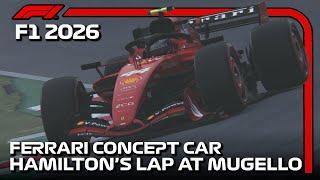 F1 2026 Ferrari concept car Hamilton's Lap at Mugello circuit｜#F1 #Assettocorsa