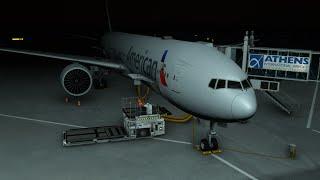 Athens to New-York - PMDG 777-300ER Long Haul Microsoft Flight Simulator Quiet Cruise