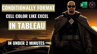 How to Conditionally Format Text Cell Color in Tableau (In Under 2 Minutes)