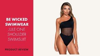 Be Wicked Swimwear Jule One Shoulder Swimsuit Review | PABO