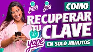 #YAPE COMO RECUPERAR TU CONTRASEÑA DE YAPE