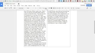 Multiple Columns in Google Docs