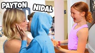 Payton & Nidal KISS ON CAMERA.. (Ninja Kidz TV)