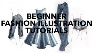 Fashion Illustration Tutorials: Beginner