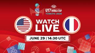 Group Phase | USA v France | Full Basketball Game | FIBA U17 Basketball World Cup 2024