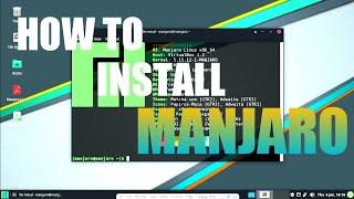 How to install Manjaro 2021