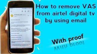 HOW TO REMOVE VAS FROM AIRTEL DIGITAL TV