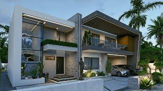 Luxury Modern House Design | 4 Bedroom | 240 sqm.